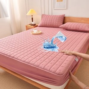 Protège-matelas imperméable Keduoduo pour la <span class=keywords><strong>maison</strong></span>, drap-housse 100 % polyester 500 fils, taille personnalisable, vente en gros - Product Image 4