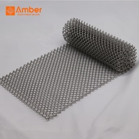 Rideau en maille métallique en acier inoxydable SS304 316, rideaux décoratifs en métal pour balcon d'hôtel, balustrade