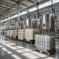 Machine de remplissage automatique à quatre têtes pour pesage au-dessus du niveau de liquide, idéale pour le remplissage de liquides dans l'industrie chimique