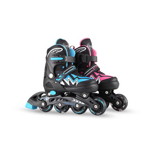 Patins à roulettes pour enfants à une rangée de roues, roues lumineuses, réglables, pour garçons et filles débutants, résistants aux chutes - Product Image 5
