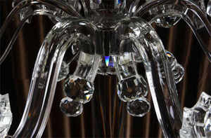 <span class=keywords><strong>Chandelier</strong></span> en verre de <span class=keywords><strong>cristal</strong></span> à <span class=keywords><strong>5</strong></span> bras, pièce maîtresse de mariage élégante et décoration de table avec branche, bougeoir, nouveauté - Product Image 6