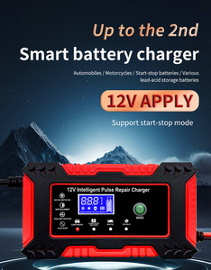 Cargador de baterí<span class=keywords><strong>a</strong></span> eléctrica de pulso 12V-24V Mantenedor de reparación de pantalla LCD para ATV Baterí<span class=keywords><strong>a</strong></span> de plomo-ácido/AGM Baterí<span class=keywords><strong>a</strong></span> de enchufe de UE/EE. UU. - Product Image 6