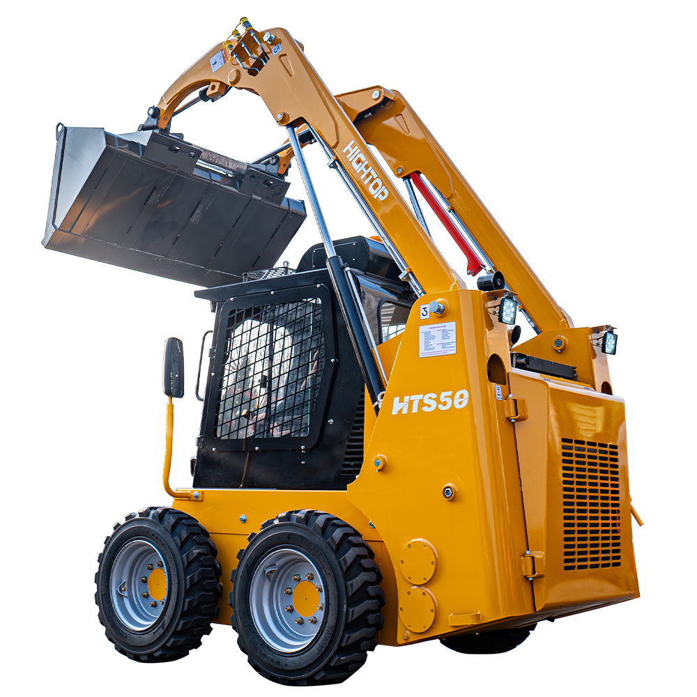 Best Price for New Mini 50HP Front Loader Skid Steer Micro Wheel Track Attachment Parts Hightop Make 4 Ton Rated Load 6 Ton