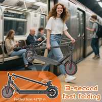 Trottinette électrique avec siège pour adultes, 350W, pliable, avec commande par application, stock usine USA Allemagne Royaume-Uni Europe