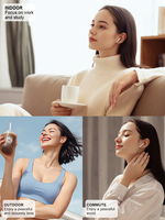 AliSelect Q52 écouteurs intra-auriculaires sans fil avec affichage numérique HD, réduction du bruit, placage de surface, longue durée de vie de la batterie, pour le sport et les activités de plein air