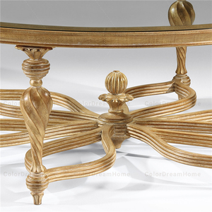 Mesa de Centro de Vidrio Estilo <span class=keywords><strong>Toscana</strong></span> de Lujo con Alta Calidad - Product Image 6