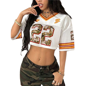 Venta al por Mayor, Personalización OEM, Todas las Tallas Disponibles, Camisetas de Fútbol Americano de Alta Calidad, 100% Poliéster, Malla Transpirable de Secado Rápido - Product Image 1