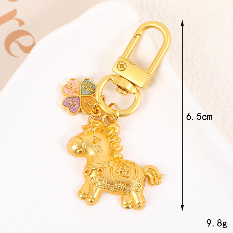 K5734 เครื่องรางนำโชคใบโคลเวอร์สี่แฉก