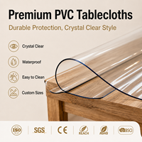 Nappe en PVC transparent sur mesure YJ pour comptoir de magasin de détail ou de supermarché – Fournisseur OEM