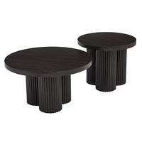 Meubles rustiques de style européen, table basse en bois recyclé, moderne