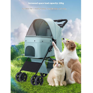 Fabrika yüksek kaliteli 600D Oxford kumaş Metal <span class=keywords><strong>Pet</strong></span> malzemeleri için evcil hayvan arabası köpek arabası lüks <span class=keywords><strong>Pet</strong></span> köpek - Product Image 6