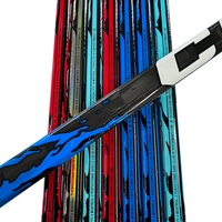 Bâton de hockey sur glace senior 11PRO Unleashed 100% fibre de carbone pleine, courbe P92 P28, ultraléger 360g, pour usage professionnel, logo OEM personnalisé