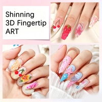 ZRKGEL Gel de Sculpture 3D 6 Couleurs Sans HEMA/TPO Antiadhésif pour Manucure DIY OEM ODM, Kit de Gel Constructeur pour Extension d'Ongles