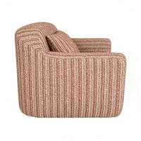 Fauteuil de salon moderne à un siège pour la maison, fauteuil rectangulaire en tissu avec rembourrage en éponge à compression sous vide pour le salon