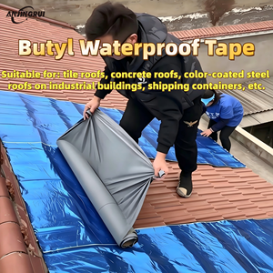 Cinta Impermeable <span class=keywords><strong>de</strong></span> Butilo Colorida 1m*10m |   Membrana Autoadhesiva para Reparación <span class=keywords><strong>de</strong></span> Fugas <span class=keywords><strong>en</strong></span> Techos y Aplicaciones Exteriores - Product Image 1
