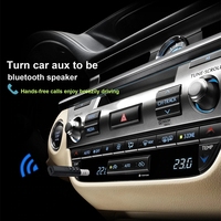 PIX-LINK 3,5mm Mini altavoz auriculares coche música Audio receptor adaptador inalámbrico AUX Bluetooths Auto Kit