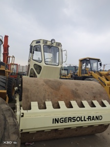 Ingersoll-Rand SD-100D Single Drum Static <b>Road</b> <b>Roller</b> Diesel Engine <b>Used</b> - Product Image 4