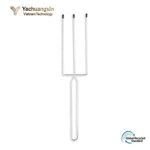 Stainless Steel Three Pronged <b>BBQ</b> Fork Camping Cooking <b>Tool</b> Modern Design For Outdoor Use - Product Image 3