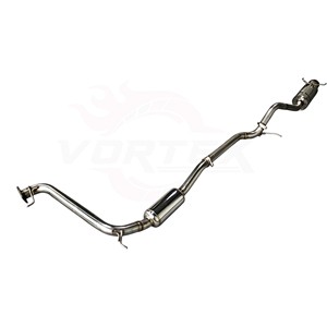 ท่อไอเสียปลายเดี่ยวสแตนเลสเกรดพรีเมียม Vortex สำหรับ Honda Civic Gen 8 FA1 FD2 ปี 2006-2011 ระบบ Catback - Product Image 5
