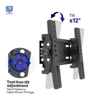 Support mural inclinable pour téléviseur de petite taille, OEM d'usine, support mural de haute qualité pour téléviseur inclinable de 14 à 43 pouces, support mural en acier