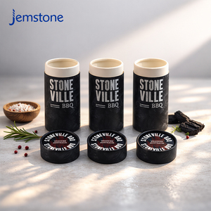 Boîte d'emballage cylindrique en carton écologique pour épices et poudre de poivre, tube en papier kraft de qualité alimentaire pour café et thé, conception personnalisée - Product Image 5