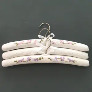 Chinese Plastic Clothes Embroidered Coat Hanger