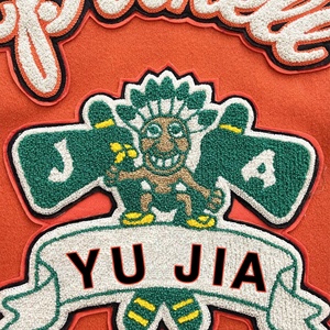 Custom logo Streetwear High Quality Embroidery Varisty <strong>Jacket</strong> <strong>Winter</strong> Fleece <strong>Leather</strong> Bomber Letterman Varsity <strong>Jacket</strong> for Men - Product Image 5