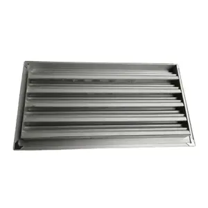 Venta directa de fábrica, ventana de rejilla de aire de retorno de aluminio cuadrado para Cocina