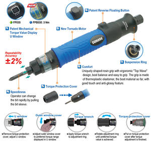 Destornillador de aire neumático de cierre automático completo de alta calidad industrial SUMAKE con excelentes características - Product Image 2