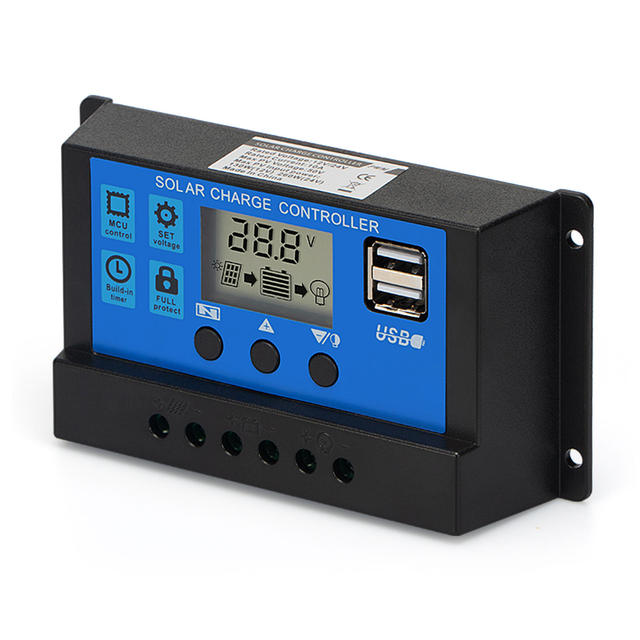 PWM Solar Panel Controller 12V/24V Solar Charger Controller for Lighting System Energy Efficient