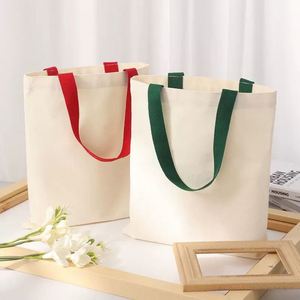 Reusable Cotton Tote Shoulder <b>Bags</b> Eco-friendly 12oz <b>Canvas</b> Travel Daily Package <b>Bag</b> for Books - Product Image 4