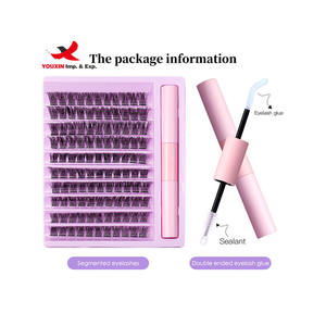 Kit de Pestañas Segmentadas con Descuento, Pestañas Mixtas de Alta Calidad, Kit de Pestañas Naturales para Hacerlo Usted Mismo, Extensiones de Pestañas en Racimo, Kit de Pestañas en Racimo - Product Image 6