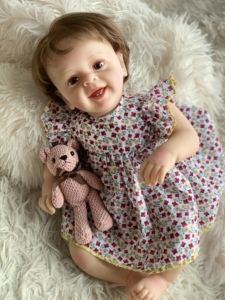 Day Reborne 3 agujeros Abs Defecto Figura Un Ym Baby Vide Función 22 pulgadas Bebidas Lunabebe Reborn Doll - Product Image 6