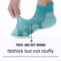 Chaussettes athlétiques respirantes unisexes, anti-friction, antidérapantes, pour la course à pied, la gym, la randonnée, les sports de plein air