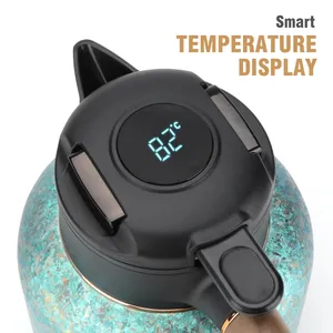Set di Tazze Termiche GETWICK in Titanio a Doppia Parete con Isolamento Sottovuoto, Manico Touch, per Caffè e Tè, Termos Grande per Bevande Calde/Fredde, Idea Regalo - Product Image 6
