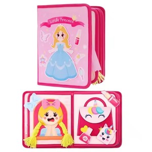 Tablero de Actividades de Fieltro Princesa al por Mayor, Libro Montessori de Actividades para Niñas, Juguetes Educativos para Niños Pequeños - Product Image 2