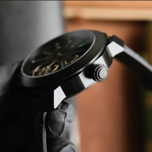 BVL Style Octo Roma 44mm Skeleton Tourbillon <b>Watch</b> Carbon Fiber Case Rubber Strap ETA Movement Sapphire Crystal Dial Unisex - Product Image 5