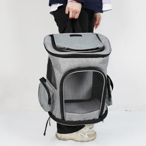 Mochila <span class=keywords><strong>para</strong></span> gatos, mochila extensible <span class=keywords><strong>para</strong></span> mascotas, <span class=keywords><strong>para</strong></span> gatos y perros pequeños, mochila plegable <span class=keywords><strong>para</strong></span> perros con <span class=keywords><strong>correa</strong></span> de seguridad interior - Product Image 5