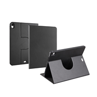 Étui à rabat en forme de U pour iPad Pro Air 720, support magnétique rotatif, protection antichoc, revêtement en cuir PU effet peau, housse de protection folio