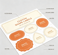 Étiquettes personnalisées pour boissons et aliments, résistantes à l'eau et à l'huile, impression couleur intégrale pour bouteilles et emballages