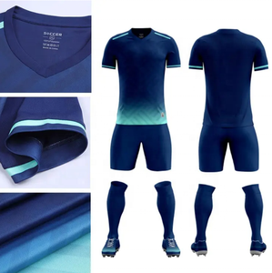 مجموعة ملابس كرة قدم سريعة الجفاف وللجسم حسب الطلب OEM تدريب مع قميص قصير تصميم جيرسي - Product Image 6