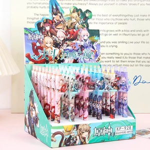 Bolígrafo de Gel Acrílico de Dibujos Animados de 0.5mm del Juego Genshin Impact, Sangonomiya Kokomi, Kaedehara <span class=keywords><strong>Kazuha</strong></span>, Yoimiya, <span class=keywords><strong>Hu</strong></span> <span class=keywords><strong>Tao</strong></span>, Kaeya - Product Image 1