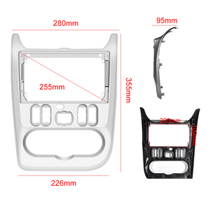 Podofo Android autoradio 9 pouces Double Din Carplay Android Auto GPS prise en charge caméra AHD pour Renault Logan 2009-2013 vente en gros OEM - Product Image 5