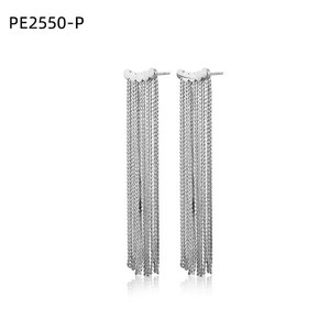 ต่างหูแฟชั่น PENDIENTEDE DE FLECOS รุ่น PE2550 สำหรับผู้หญิง เครื่องประดับคุณภาพสูง - Product Image 1