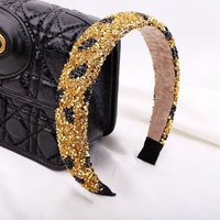 Grossiste Bandeau pour cheveux en pierre de cristal fantaisie naturelle Accessoires pour cheveux pour femmes Bandeau pour cheveux rétro en éponge épaisse et diamant pour filles