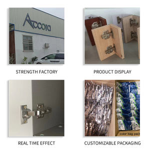 إكسسوارات أثاث، مفصلات أبواب خزائن هيدروليكية مخفية عادية لورش العمل والمطابخ وغرف المعيشة - Product Image 4