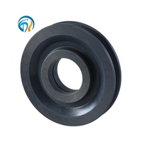 Vilebrequin en acier Spinning Poulie de distribution Poulie de poulie rainurée Roue de verrouillage conique en aluminium plastique Douille de renvoi plat Poly V Ceinture réglable