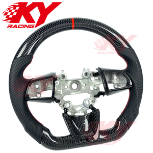 Accesorios Interiores para Auto Kia Stinger Hatchback Van CK K8 GT S GTS GT2 GT+ 2017-2023, Volante Deportivo de Fibra de Carbono - Product Image 3