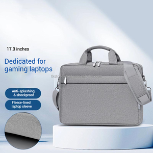 Funda para portátil de negocios personalizada de 17,3 pulgadas, maletín impermeable a la moda para PC, funda acolchada para teclado, maletín de estilo de viaje - Product Image 2
