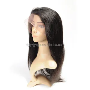 HL01 ren phía trước Tóc Giả Remy Trinh Nữ đầy đủ ren Tóc Giả cơ thể thẳng dệt tóc giả tóc con người cho phụ nữ da đen 1 mảnh dài trong suốt